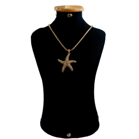 COLAR ESTRELA C/ZIRCONIA - UND