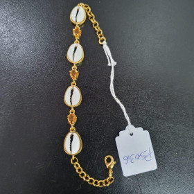 PULSEIRA BANHADA A OURO BUZIO - UND