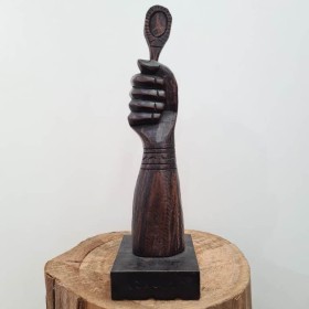 FIGA MADEIRA ORIXA C/ BASE OXUM - UND