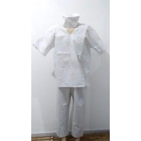 CONJUNTO RECHILIEU MASC BCO/DOURADO - UND