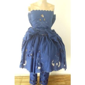 CONJUNTO RECHILIEU SAIETA 5PCS AZULAO/PRATA - UND