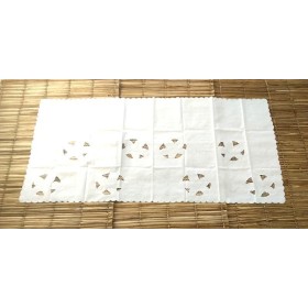 PANO DA COSTA RECHELIEU BCO/PRATA VAZADO - UND