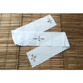 PANO DE CABECA RECHELIEU BCO/BCO VAZADO - UND