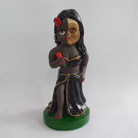 IMAGEM BABY ROSA CAVEIRA PRETA - UND