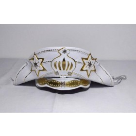 CHAPEU DE COURO CANGACEIRO COROA BCO/DOUR N10 - UND