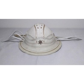 CHAPEU DE COURO DOMINGUINHOS BRANCO N1 - UND