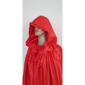 CAPA CETIM VERMELHA C/ CAPUZ - UND