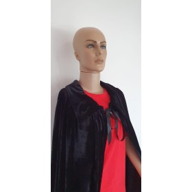 CAPA VELUDO PRETA GOLA - UND