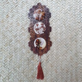 MANDALA TRIPLA FIXA PRETO VELHO - UND