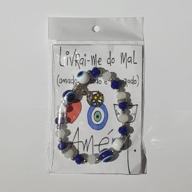 PULSEIRA CRISTAL OLHO GREGO - UND