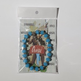 PULSEIRA CRISTAL OXOSSI AZUL - UND