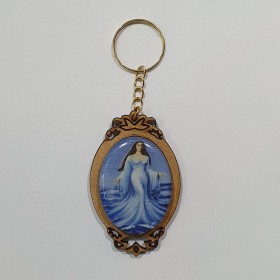 CHAVEIRO OVAL IEMANJA - UND