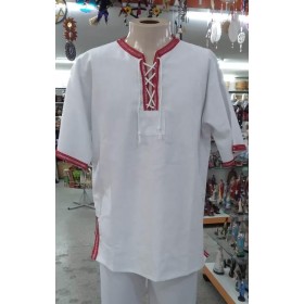 BATA ALGODAO BCA/VERM GG - UND