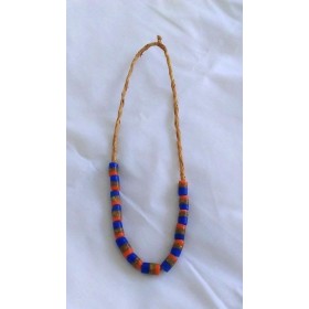 FIO AFRICANO AZUL/BEGE/LARANJA - UND