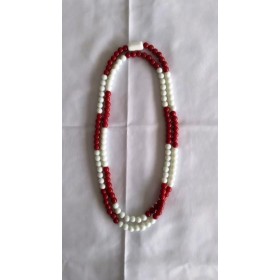 GUIA PORCELANA VERM/BCA 147 CONTAS - UND