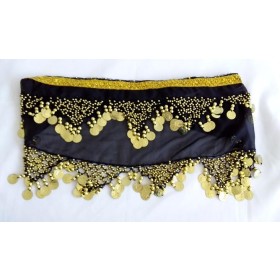 LENCO DE MOEDA LUXO PRETO - UND