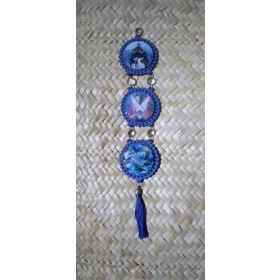 MANDALA TRIPLA CASTANHA OGUM AZUL - UND